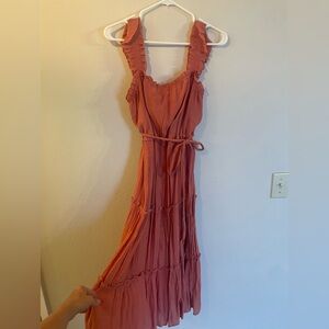 Luxology Coral Maxi Dress